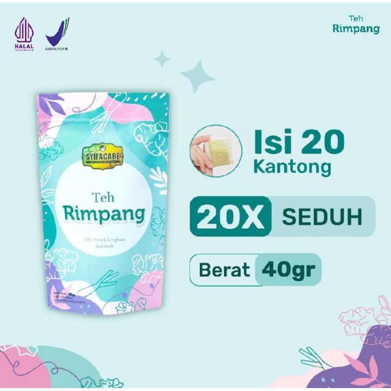 

Teh Rimpang Syifacare Herbal Pelangsing Pelancar Haid Promil 100% Bahan Alami isi 20