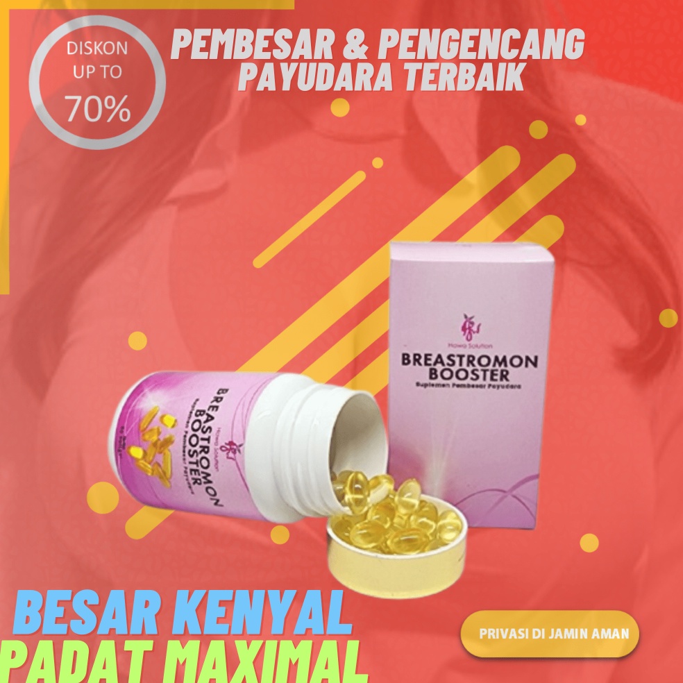 Hormon Estrogen Breastromon Suplemen Pengencang Pembesar Payudara Alami KODE G1J4