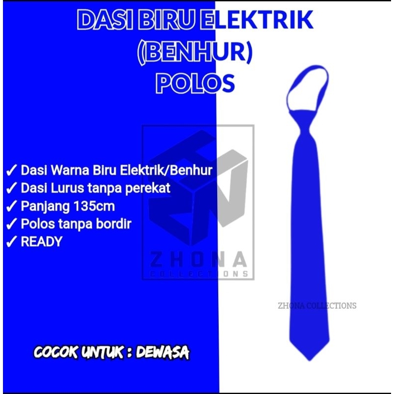 DASI BIRU ELEKTRIK/ DASI BIRU BENHUR /DASI BIRU BCA