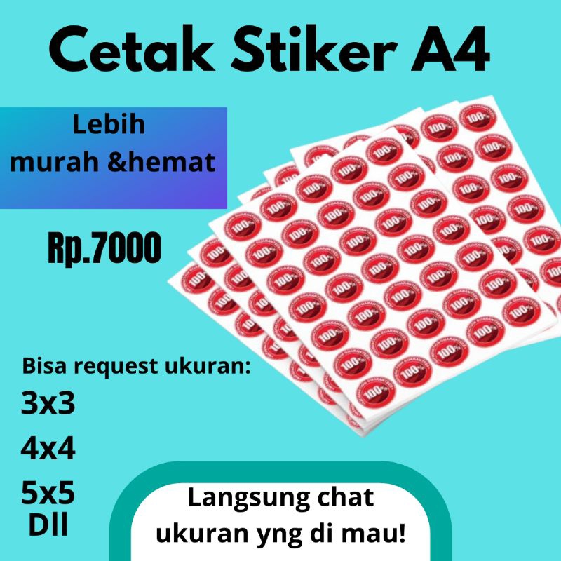 

CETAK STIKER PRODUK LABEL MAKANAN TERMURAH