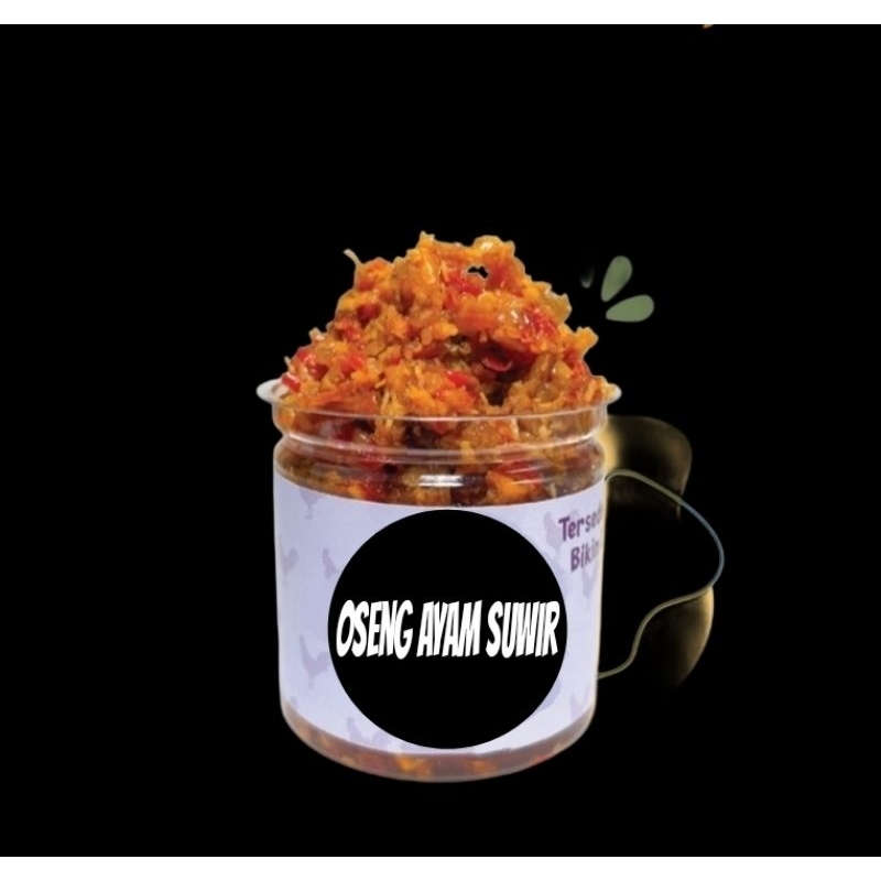 

Kemasan Toples Oseng Ayam Suwir Isi 250 Gram