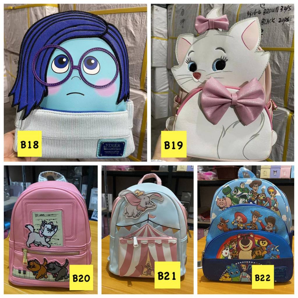 Tas Lucu TAS LOUNGEFLY DISNEY- TAS IMPORT CHINA-TAS RANSEL LUCU