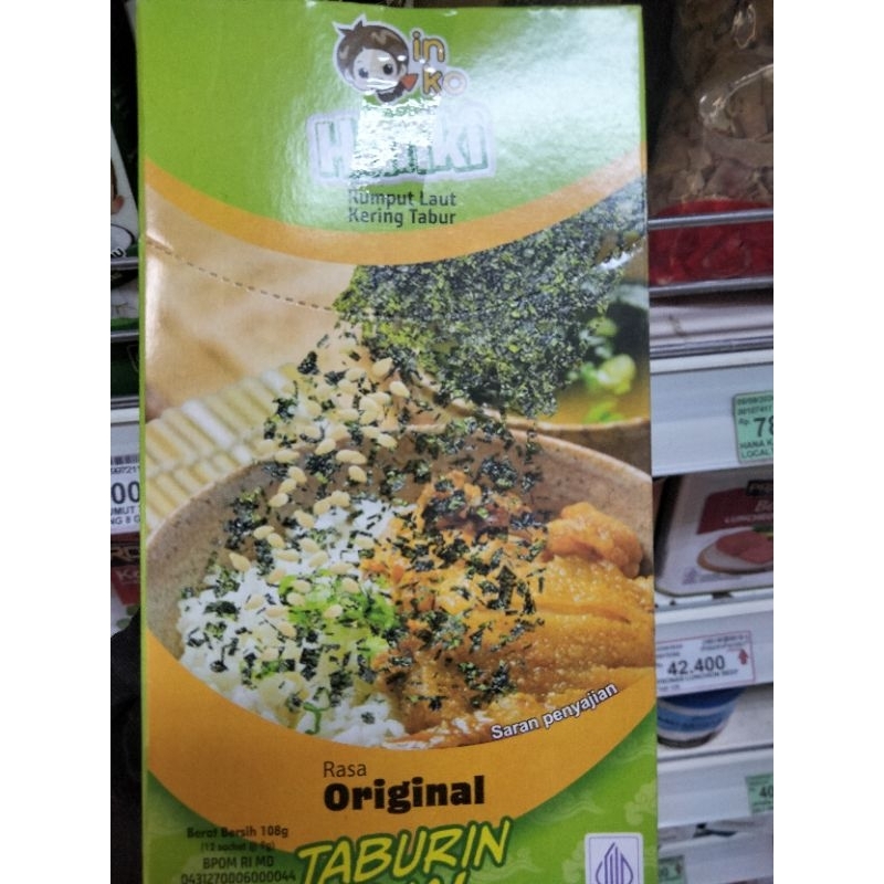 

Rumput laut tabur rasa original