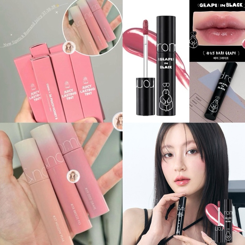 PASTI ORI INAPSQUARE JUICY LASTING TINT RIPE FRUIT BARE NUDE EDITION BARE GRAPE NUCADAMIA POMELO SKI