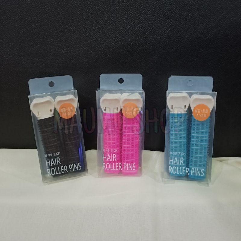 [MAUMUSHOP] 1pack isi 2, Roll rambut jepit, jepitan gulung, jepit roll rambut korea