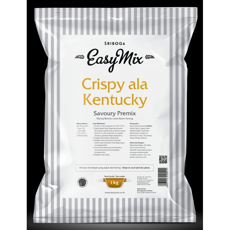 

Tepung Crispy Ala Kentucky Easy Mix uk 1kg