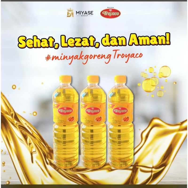 

promo Troyaco miyase minyak goreng 1 liter / 1 lt minyak goreng troyaco untuk lebaran atau pengajian