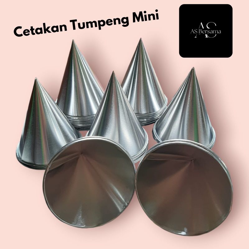 Cetakan Nasi Tumpeng Mini / Cetakan Bakso Diameter 8cm Isi 6pcs