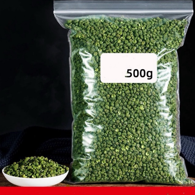 

Teng jiao 藤椒 500g QING HUA JIAO 青花椒 GREEN PEPPER SICHUAN MALA