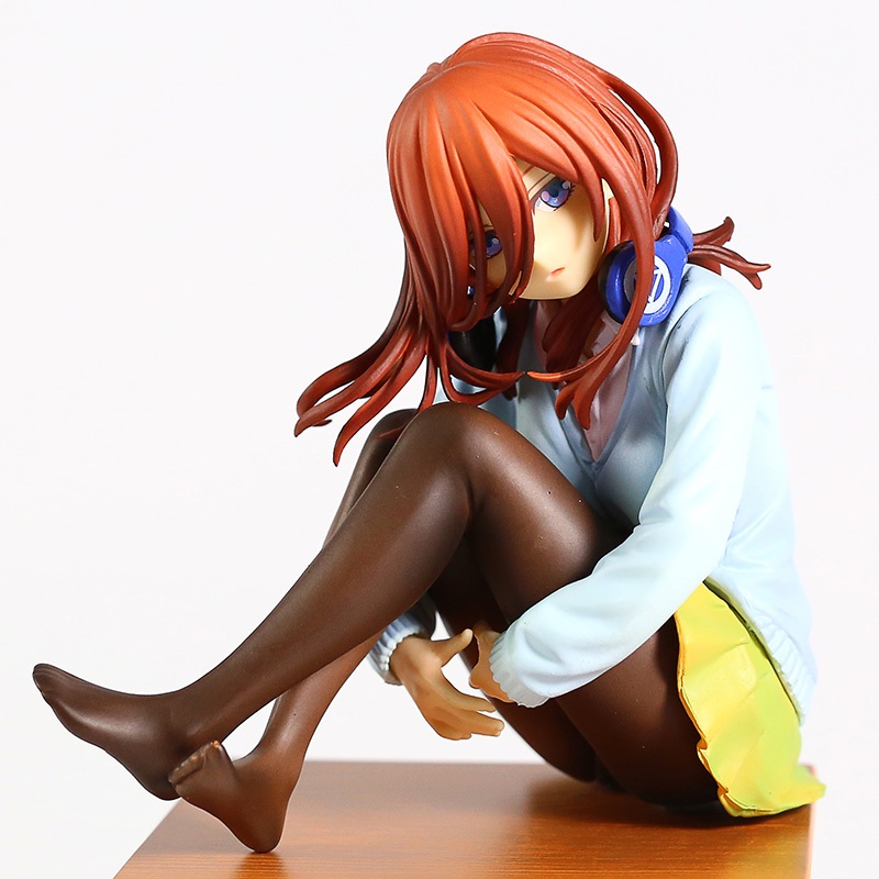Figure Miku Nakano dari Anime Gotoubun no Hanayome Koleksi Anime Manga Pajangan Waifu Terbaik Hobi M