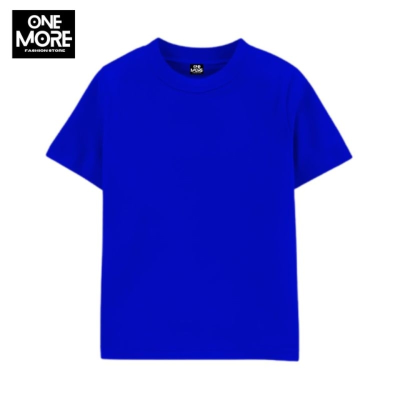 KAOS POLOS ANAK WARNA BIRU/KAOS POLOS BIRU/BAJU POLOS BIRU