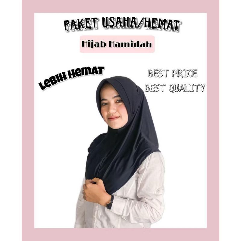 PAKET USAHA/PAKET HEMAT BERGO HAMIDAH/JILBAB HAMIDAH/HIJAB HAMIDAH/BERGO SPORTY UKURAN M