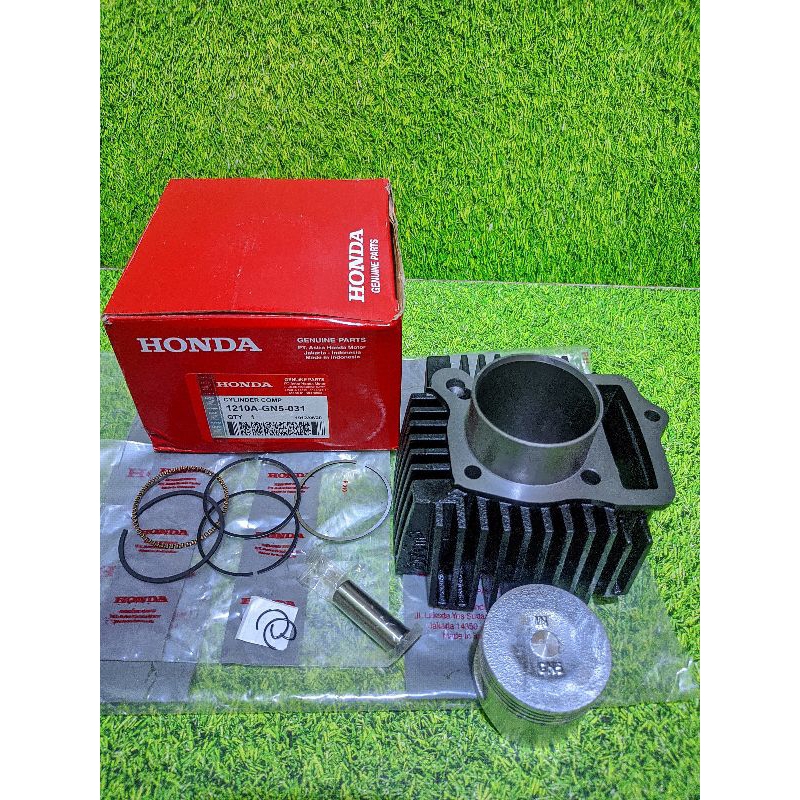 blok seher komplit isi piston Honda grand/Supra lama/Honda win/prima/Astrea star GN5