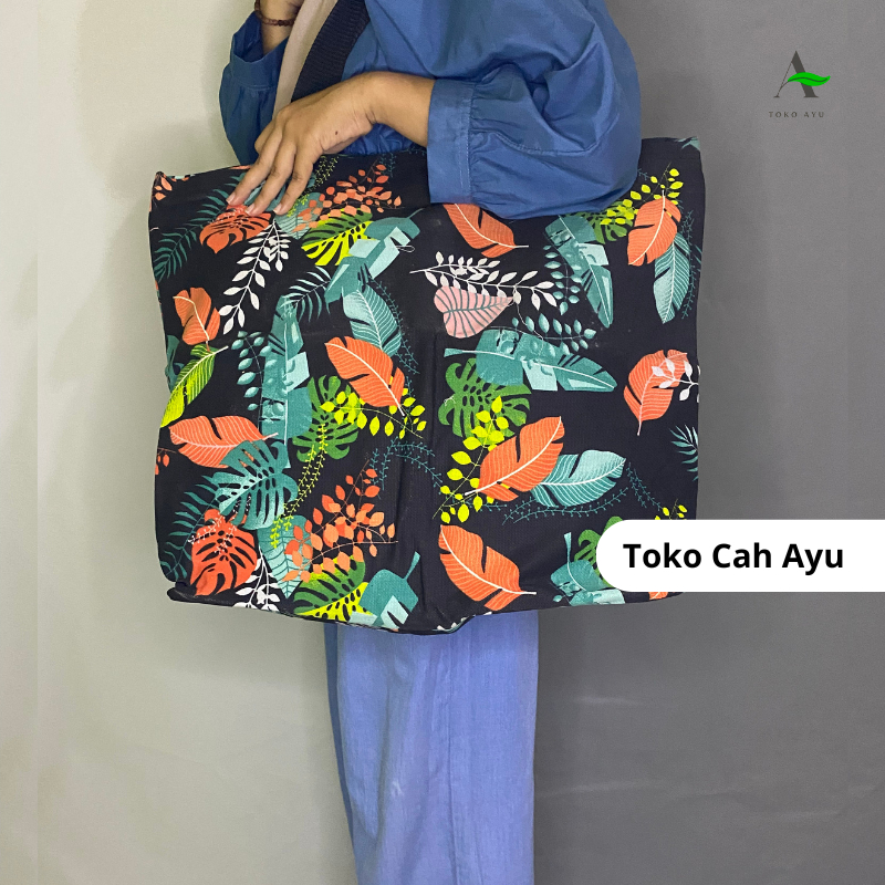 Totebag tas wanita Totebag jumbo Tas laundry besar jumbo serbaguna