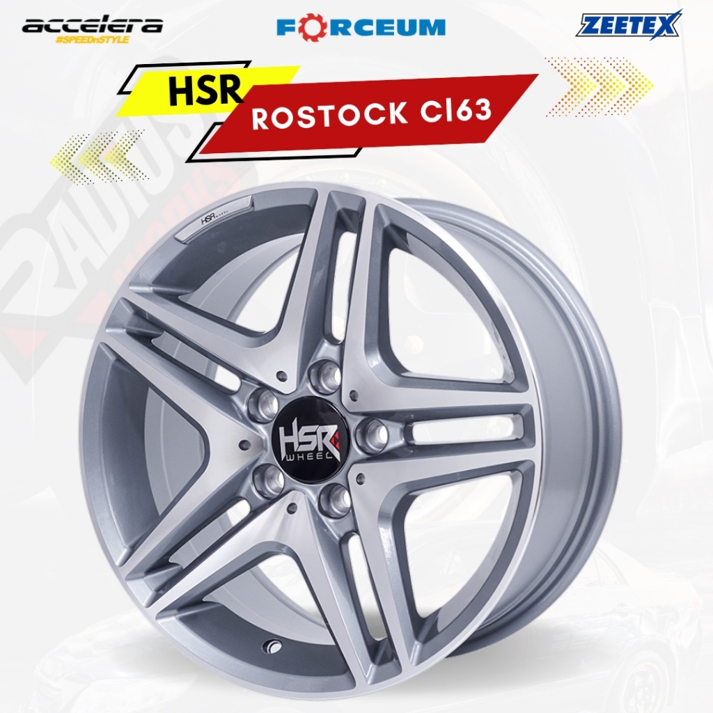 Velg  mobil ring 16 pcd 5x112 hsr rostock blade for mercedes benz