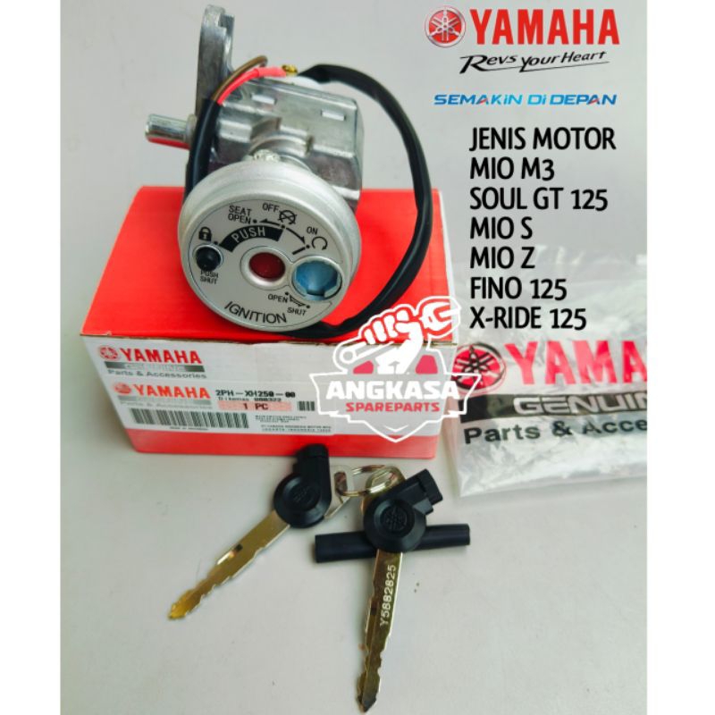 Kunci Kontak Set YAMAHA Mio M3 Soul GT 125 Mio S Mio Z Fino Fi 125 X-Ride 125 Seri 2PH kunci kontak 