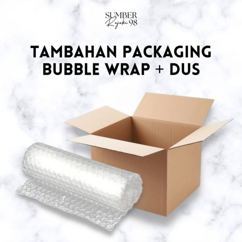 

packing tambahan bubble wrap