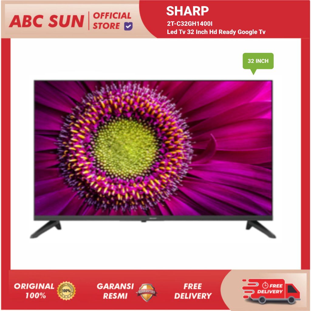 Sharp 2T-C32GH3000i Led Tv 32 Inch Hd Ready Google Tv Youtube Neflix