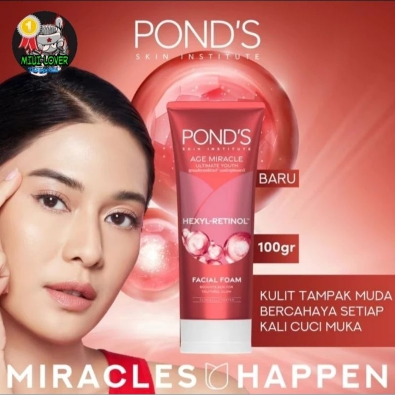 Ponds Age Miracle Facial Foam 100 ml
