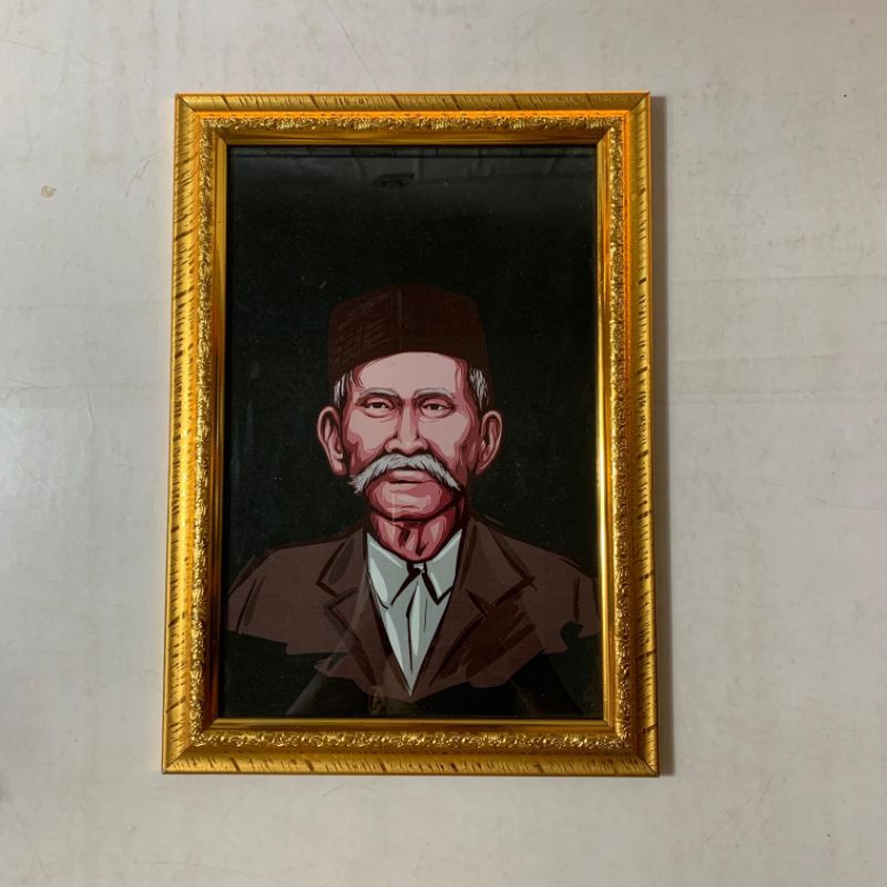 Poster Pigura Guru Besar PSHT Ki Ngabehi Soerodiwiryo/Eyang Suro Ukuran 10R Hiasan Dinding Terbaru