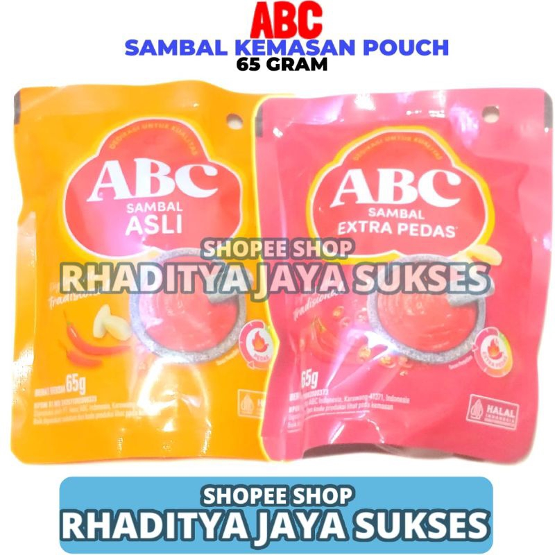 

ABC Sambal Kemasan Pouch 65g