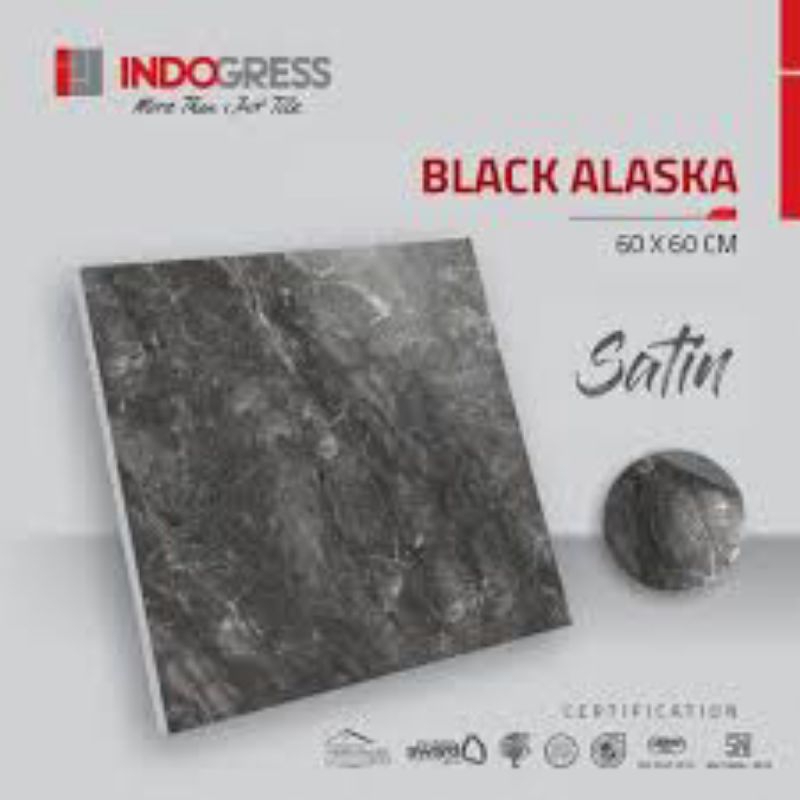 granit lantai 60x60 black alaska indogress