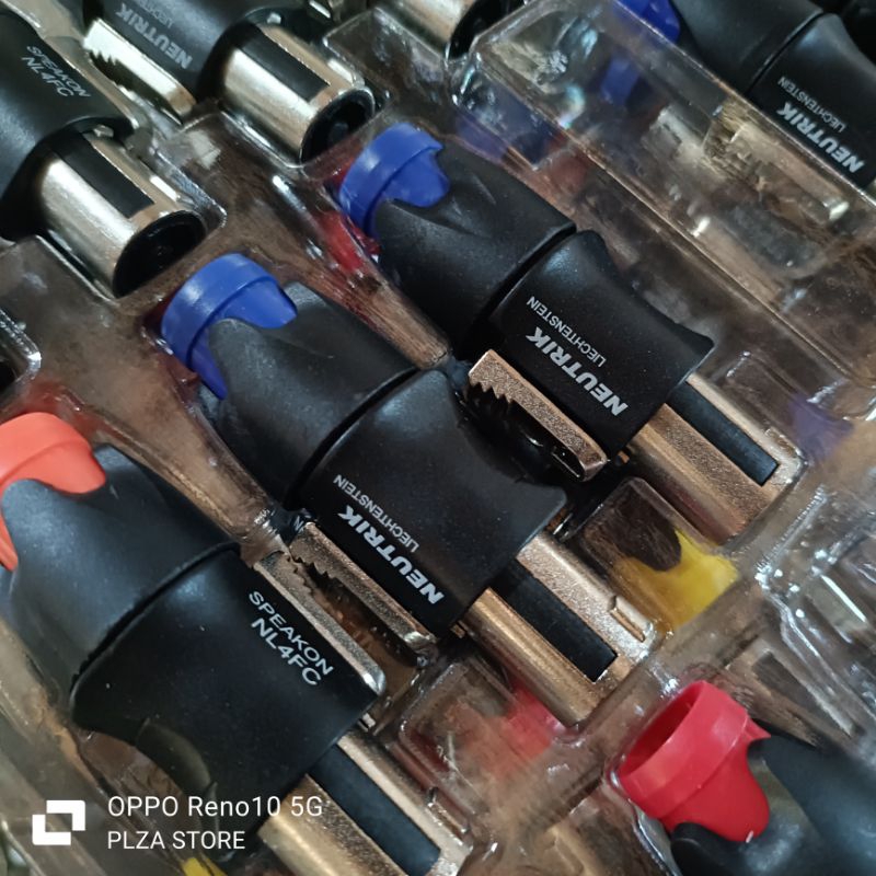 Jack speakon NEUTRIK besi kualitas bagus jak jek jack spikon speakon NEUTRIK besi