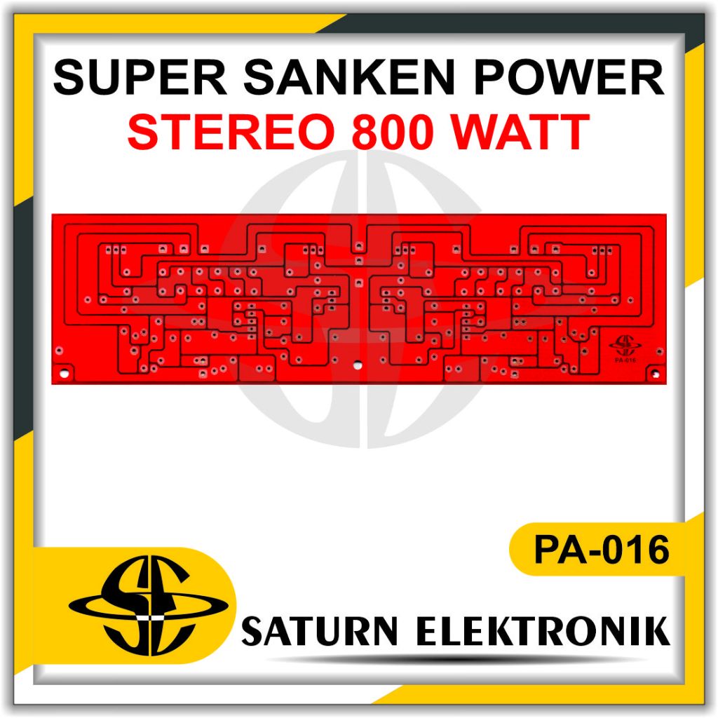 PCB Super Sanken Stereo 800W PA-016