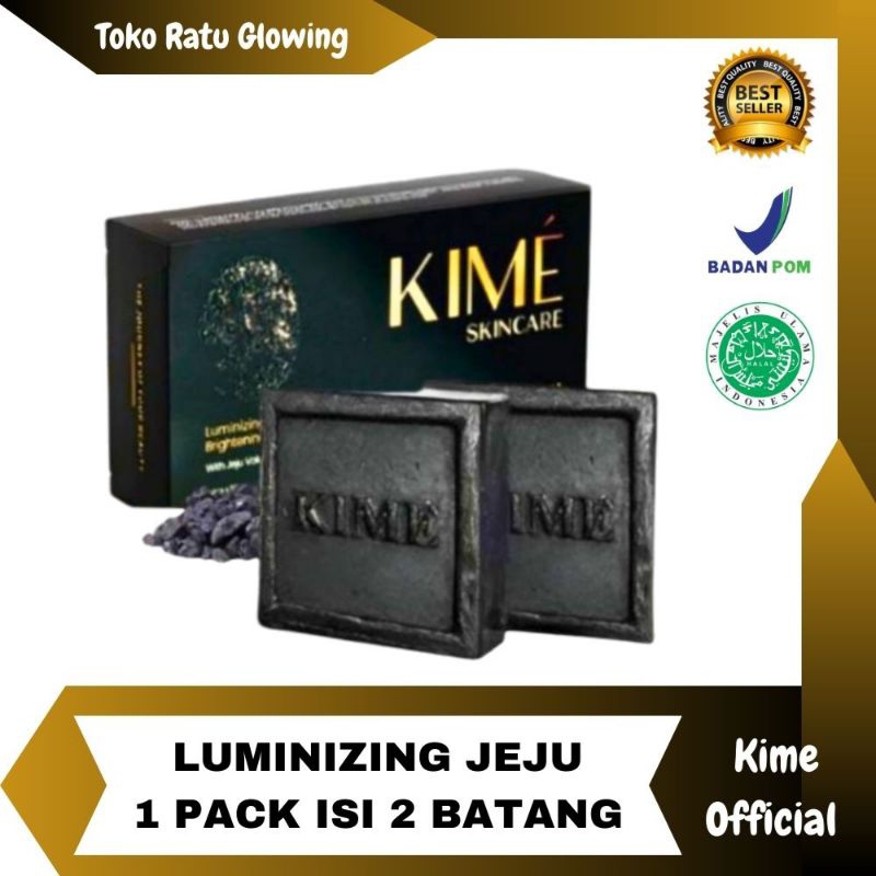 Kime Skincare Luminizing Jeju Soap Pemutih Wajah Justmine Beauty Krim Siang Krim Malam Serum Toner B