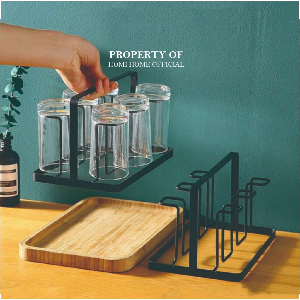 Rak Gelas Serbaguna - Tempat Gelas Minimalis - Rak Gelas - Tempat Gelas