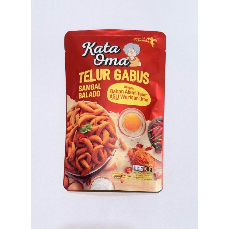 

Kata Oma Telur Gabus Sambal Balado 50g