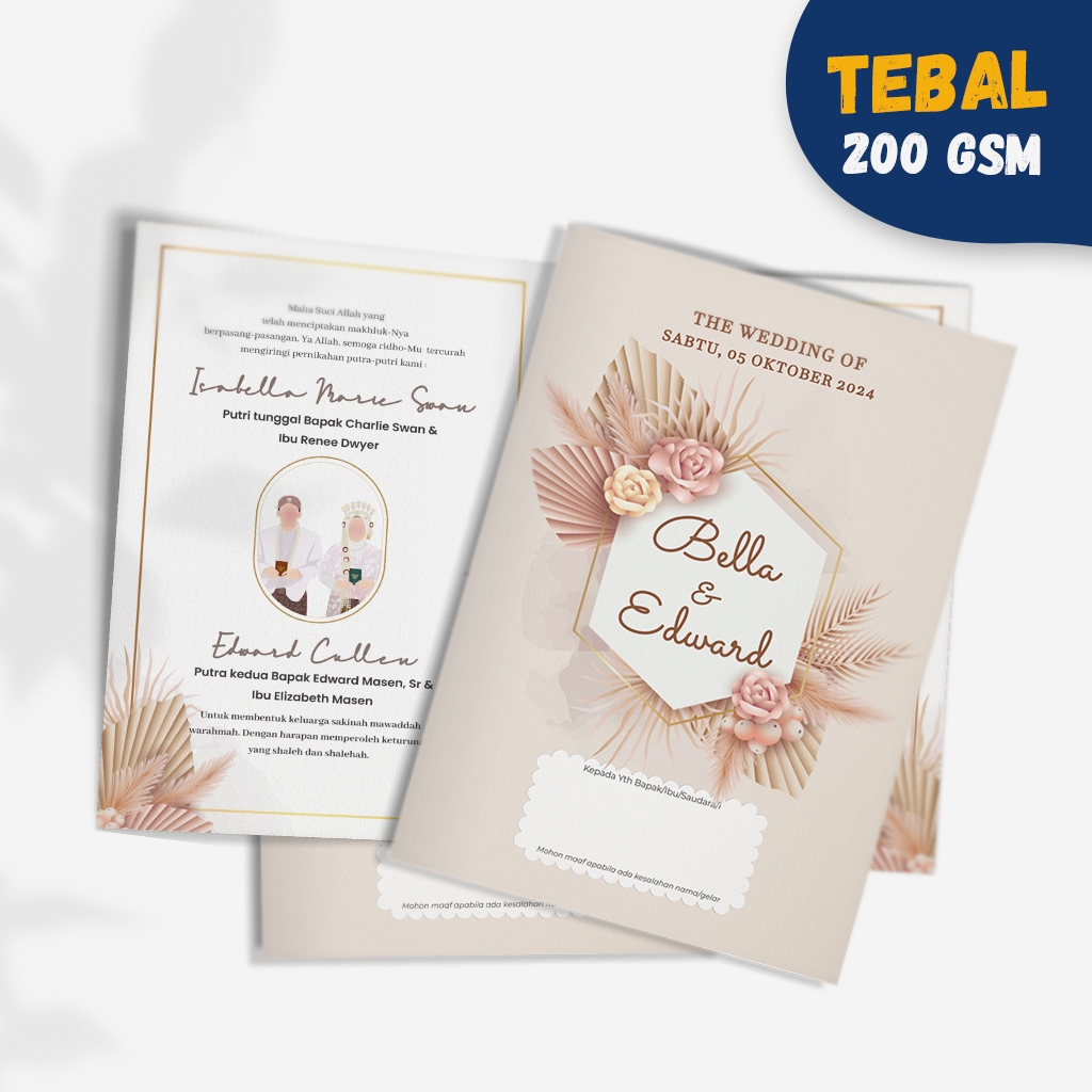 Undangan Pernikahan Aesthetic Untuk Orang Tua Gratis Foto Murah Kekinian Terbaru