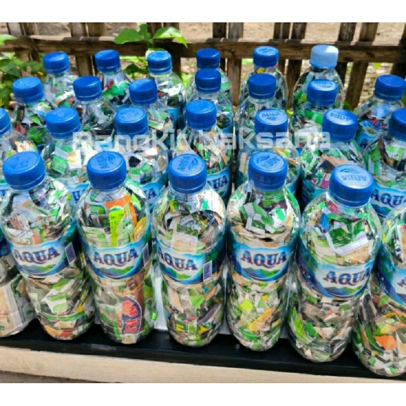 EKOBRIK BOTOL AQUA 600ML 200GRM LEBIH