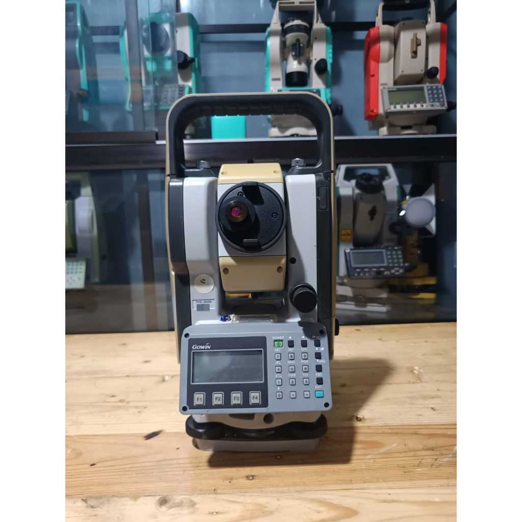 Total Station Gowin TKS 202N Laser Bekas Lengkap Set