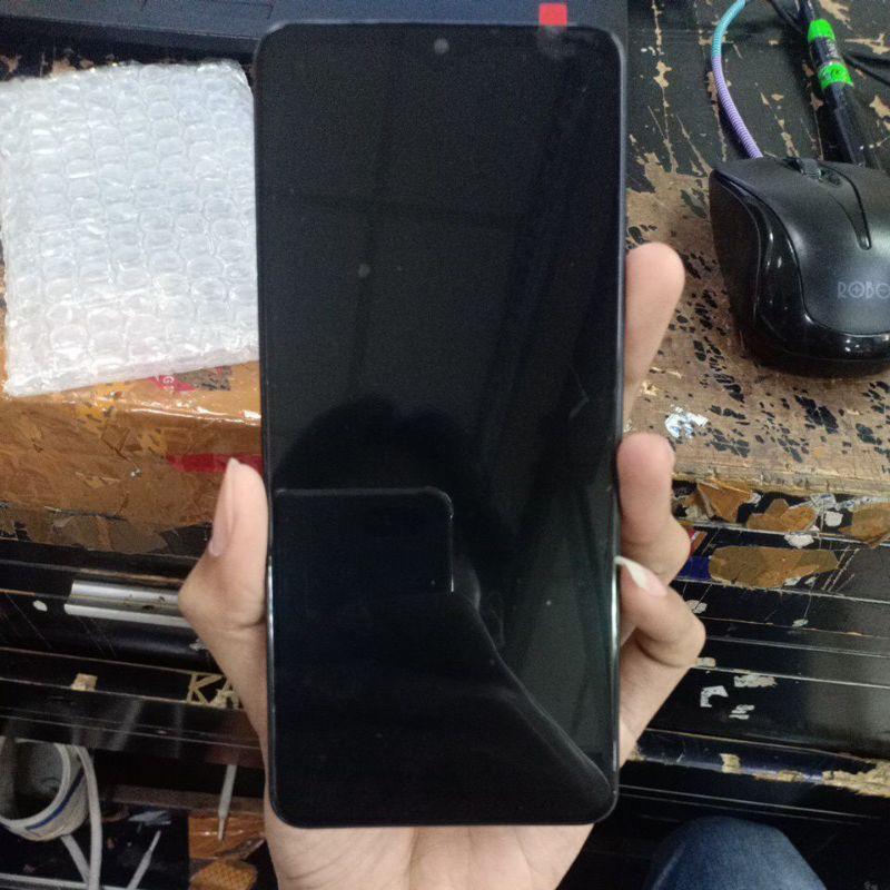 lcd samsung a22 lite / a22 4g oled + frame