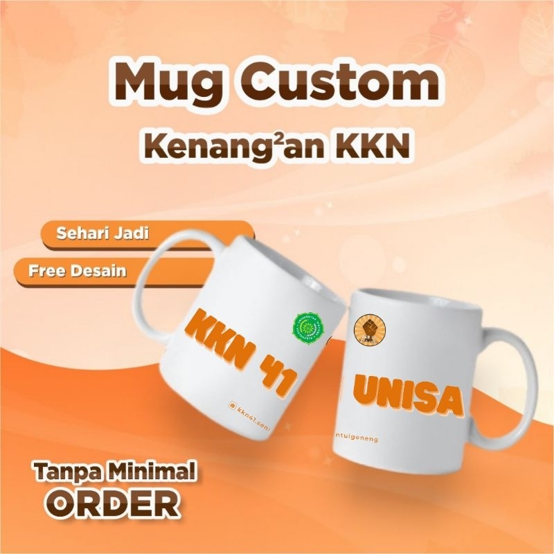 Souvenir KKN | Kenang Kenangan KKN | Mug Custom KKN