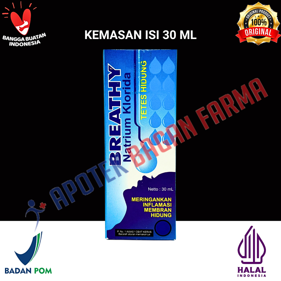 BREATHY NATRIUM KLORIDA 30 ML / TETES HIDUNG