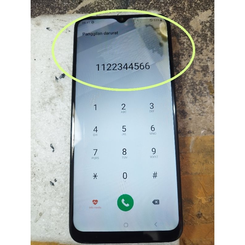 Lcd ORI Copotan Samsung A03 (minus becek)
