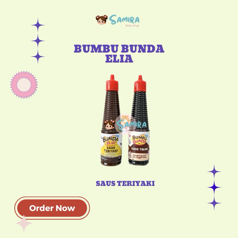 

Bumbu Bunda Elia Saus Teriyaki Bumbu Mpasi