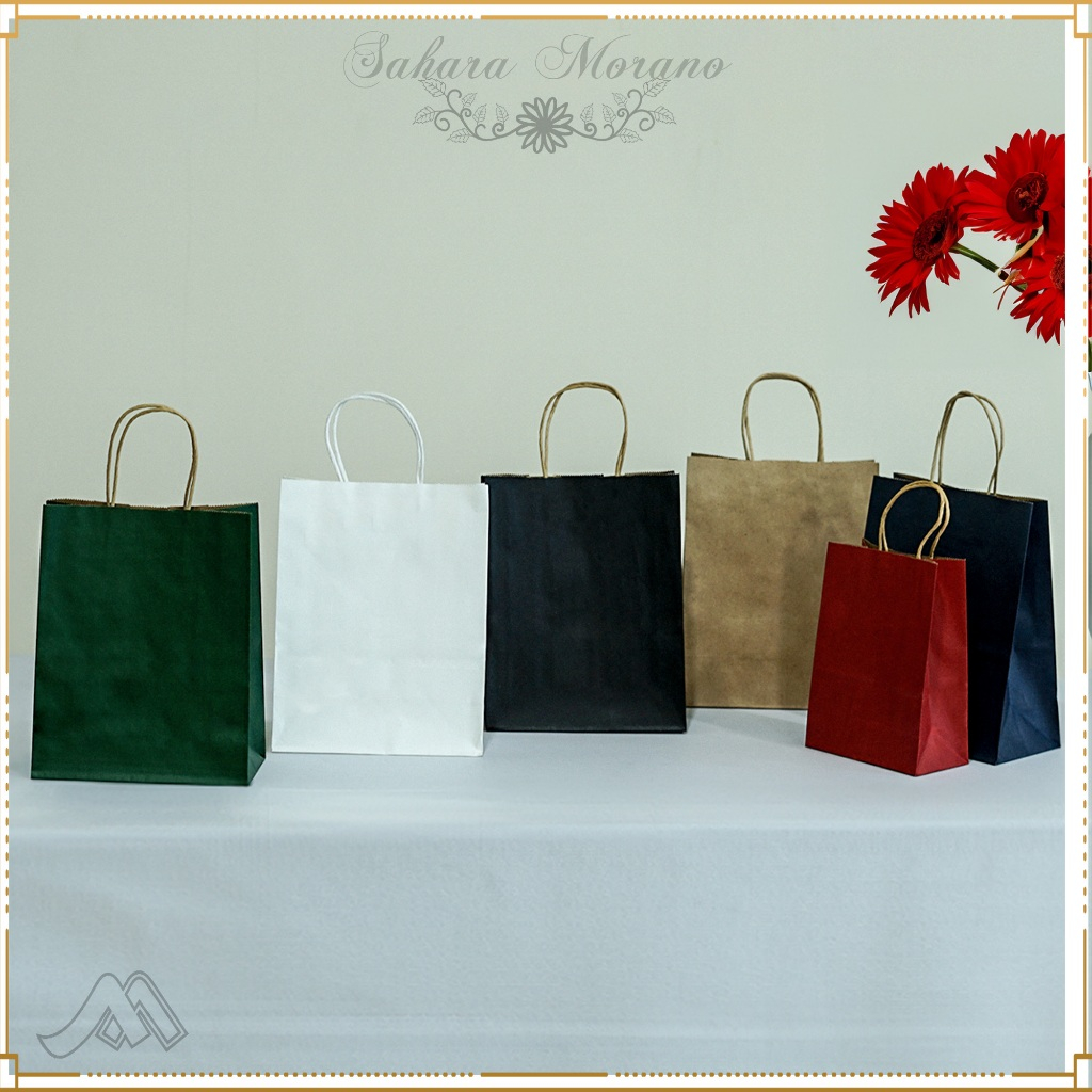 

Paper Bag Polos Tas Belanja / Shopping Bag / Tas Souvenir / Goodie Bag