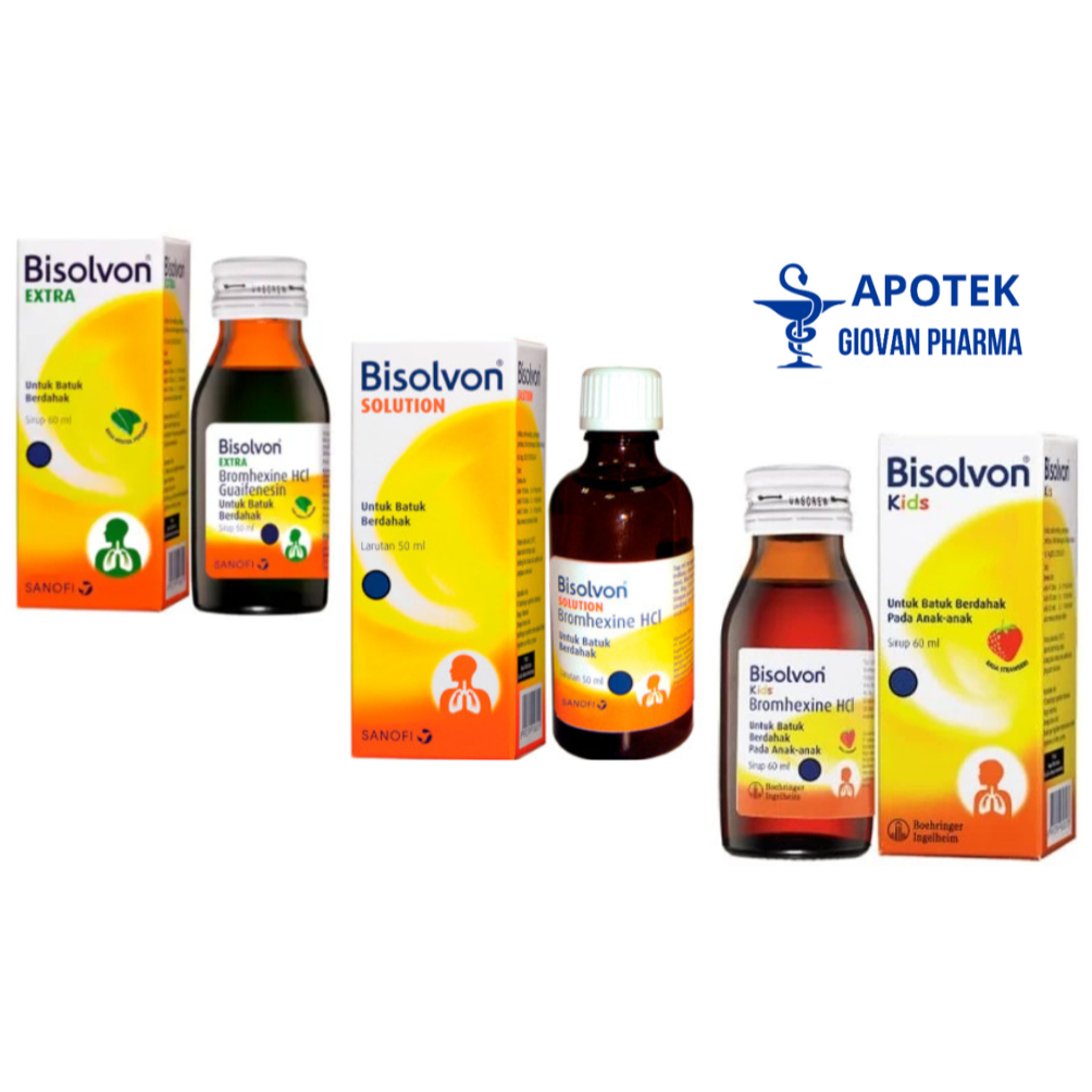 Bisolvon Extra , Bisolvon Solution Nebulizer larutan , Bisolvon Kids Sirup Nebul