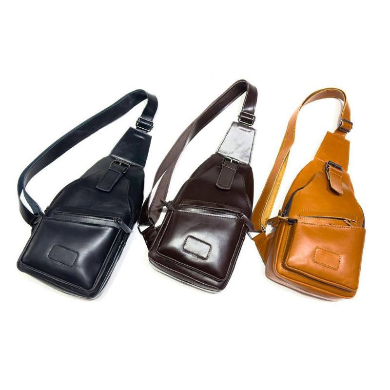 Tas Kulit Asli Garut - Tas Pria - Tas Pinggang Waistbag