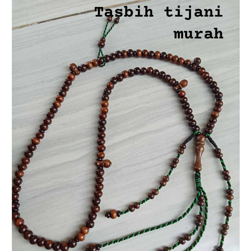 tasbih tijani kayu galih stigi bulat 8 mm | tasbih tijani bulat murah berkwalitas