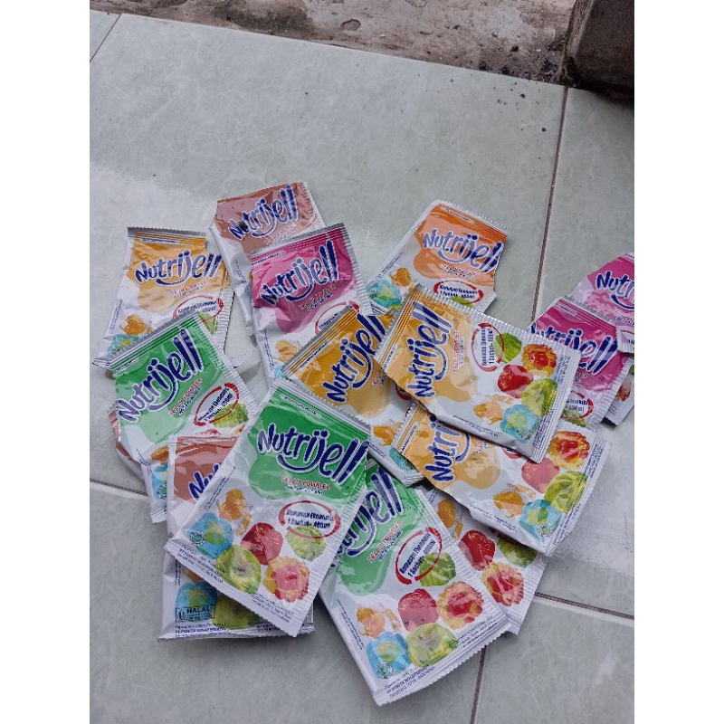 

5 pcs Kemasan Nutrijeli daur ulang kerajinan