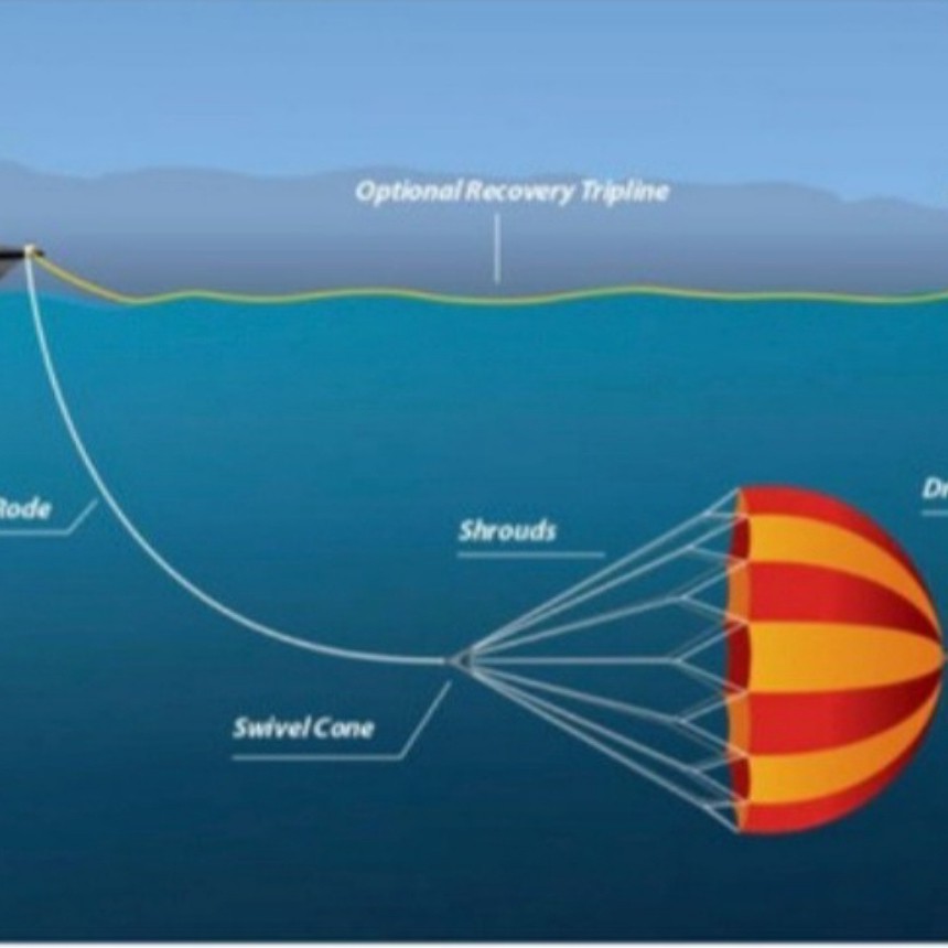 PARASUT JANGKAR UKURAN 16 PANJANG 5 METER