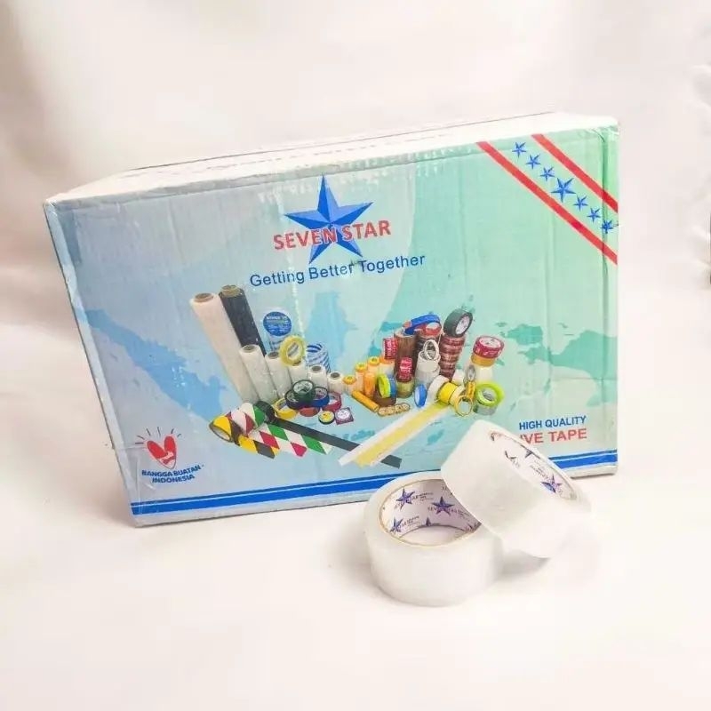 

Termurah Lakban Bening Lakban Cokelat Seven Star 2" 90 YARD X 45CM 2INCH LAKBAN PACKING ISOLASI TAPE