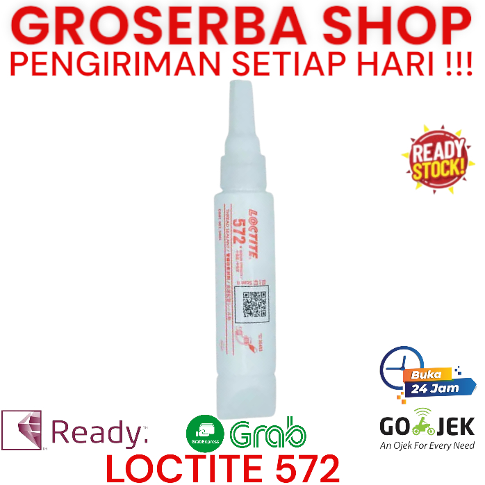 

LOCTITE 572 50 ML THREAD SEALANT - LEM SEKRUP LOCTITE 572 50ML ORGINAL