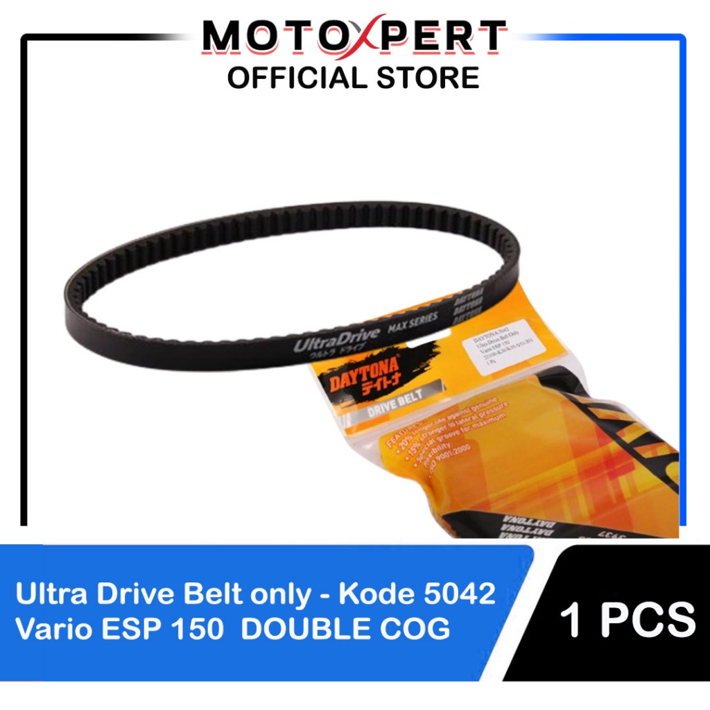 V-Belt Daytona Ultra Drive Belt Only Vario ESP 150, New Vario 125, K36/K35 DOUBLE COG