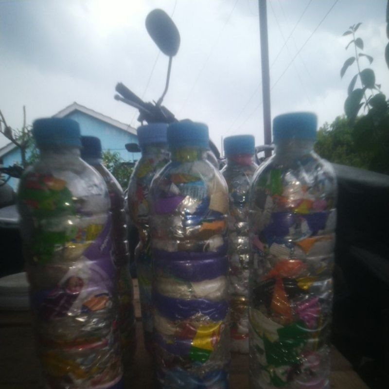 Ecobrick botol PROF 600 ml berat 200 gram