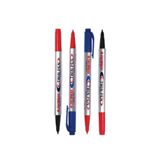 

Twin Pen ( Spidol 2 in 1 ) Hitam & Merah / Biru & Merah Merk SNOWMAN